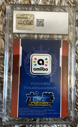 Shadow Mewtwo Pokken Tournament 2016 US Promo Amiibo Pokemon Card Mint CGC 8.5 - Image 2