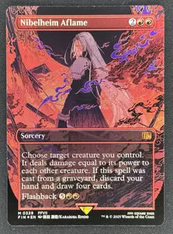 Nibelheim Aflame (Borderless) -Foil Near Mint MTG - Image 1