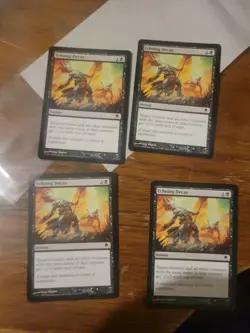 4x Echoing Decay Darksteel MTG Magic The Gathering Card Vintage Pauper Black - Image 1