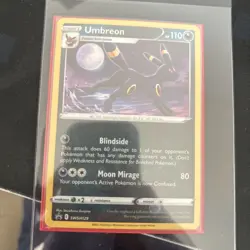 Pokemon Umbreon TCG SWSH129 Black Star Promo Holo Card - Image 1