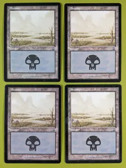 Swamp (340) x4 Mercadian Masques 4x Playset Magic the Gathering MTG - Image 1