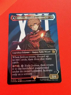 Joshua, Phoenix's Dominant (Borderless) (Surge Foil) Foil R FINAL FANTASY 542 NM - Image 1