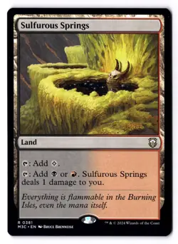 Sulfurous Springs NM* Modern Horizons 3 Commander ENGLISH 0381 mtg -UnltdCards - Image 1
