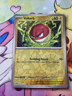 🔥Pokemon - Voltorb - Reverse Holo - Common - 100/165 - S & V: 151 - (NM)🔥 - Image 1
