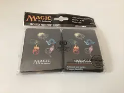 NEW Ultra Pro Magic the Gathering MTG 80 Deck Protector Sleeves - Mana 4 Symbol - Image 1