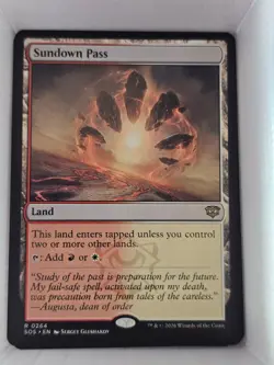 Sundown Pass - R SOS Secrets of Strixhaven 264 NM - Image 1