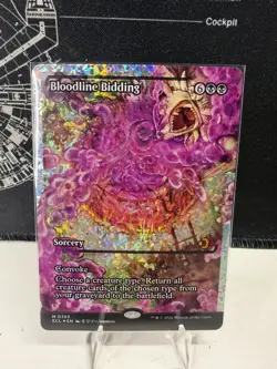 Bloodline Bidding (Showcase) (Fracture Foil) Lorwyn Eclipsed Foil - Image 1