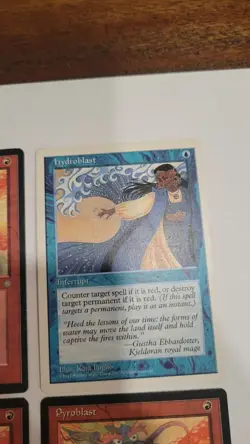3× Pyroblast Ice Age Lightly Played English MTG Magic the Gathering 1 Hydroblast - Image 4