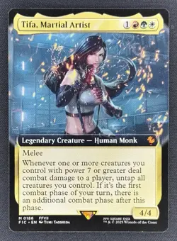 Tifa, Martial Artist - EXTENDED ART - Commander: FINAL FANTASY FIC - 188 - MTG - Image 1