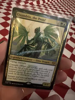 Quandrix, the Proof MTG SOS Mythic 0218 Strixhaven Magic Elder Dragon NM - Image 1