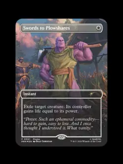 Magic the Gathering Mtg Swords to Plowshares Thanos | PSA Magazine|PREORDER|NEW - Image 1