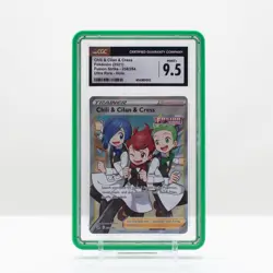 Pokemon Chili & Cilan & Cress Holo #258/264 Fusion Strike 2021 - CGC 9.5 Mint+ - Image 1