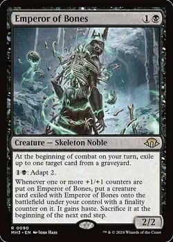 Magic The Gathering MTG EMPEROR OF BONES Modern Horizons 3 NM Near Mint - Image 1