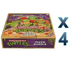 Magic MTG: Teenage Mutant Ninja Turtles Special Bundle | Sealed Case of 4 Bundle - Image 1