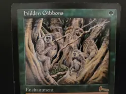 MTG Hidden Gibbons Urza’s Legacy 1999 ULG #107 Vintage Green Enchantment LP - Image 3
