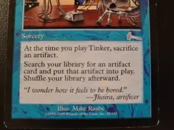 Tinker - Urza's Legacy (1999) - LP - Vintage Restricted - MTG - Image 4