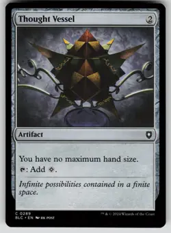 Thought Vessel Normal C Commander: Bloomburrow 289 NM - Image 1