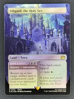 MTG Ishgard, the Holy See 310 Borderless Foil Universes Beyond: Final Fantasy - Image 1