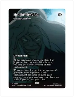 1x Bloodbender's Rise - Bloodchief Ascension, Avatar, Magic MTG NM - Image 1