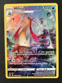 Milotic TG02/TG30 Silver Tempest Trainer Gallery FULL ART HOLO Pokemon Card NM - Image 1