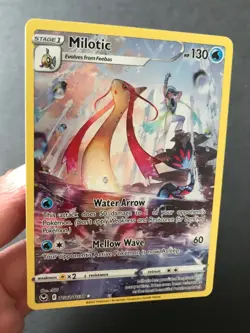 Milotic TG02/TG30 Silver Tempest Trainer Gallery FULL ART HOLO Pokemon Card NM - Image 4