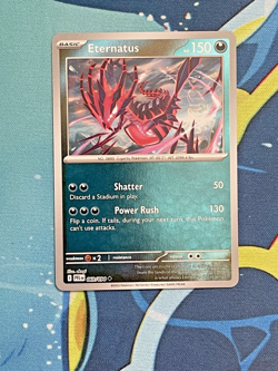Reverse Holo Eternatus 069/094 Uncommon Phantasmal Flames Pokemon - Image 1