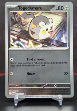 Pokemon Togedemaru #073/094 English Phantasmal Flames Reverse Holo - Image 1
