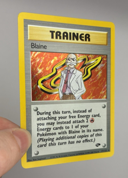 Blaine, Pokemon Lightly Played, Gym Challenge, Holo Rare, 17/132 - Image 2