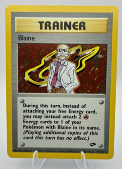 Blaine, Pokemon Lightly Played, Gym Challenge, Holo Rare, 17/132 - Image 5