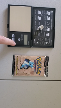 Pokemon 1999 Fossil 1st Edition Lapras Booster Pack HEAVY 21.09g Video #1 - Image 2