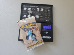 Pokemon 1999 Fossil 1st Edition Lapras Booster Pack HEAVY 21.16g Video #3 - Image 1