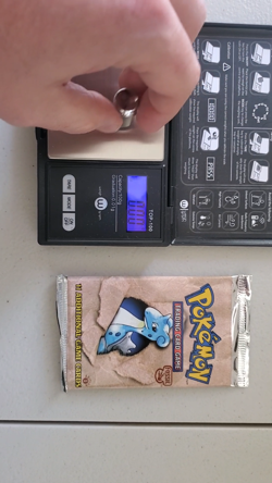 Pokemon 1999 Fossil 1st Edition Lapras Booster Pack HEAVY 21.16g Video #3 - Image 2