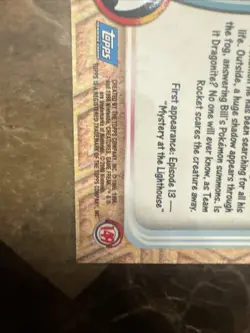 Dragonite 2000 Topps Pokemon TV Animation Edition Series 3 Non Holo #149 LP - Image 5