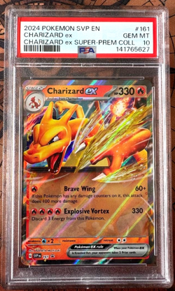 PSA 10 Charizard EX 161 - SVP EN - Black Star Promo - Pokemon Super Premium - Image 1