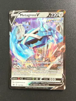 Metagross V 112/198 | Pokemon Chilling Reign | Ultra Rare | NM - Image 2