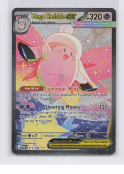 Pokemon TCG Mega Clefable ex SIR Illustration Rare Perfect Order Holo NM - Image 1