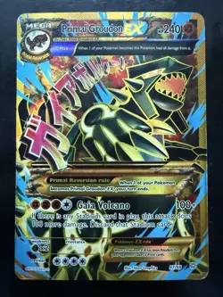 Pokemon Primal Groudon EX Full Art 97/98 XY - Ancient Origins Holo (MP) - Image 1