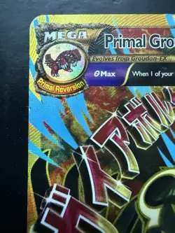 Pokemon Primal Groudon EX Full Art 97/98 XY - Ancient Origins Holo (MP) - Image 2