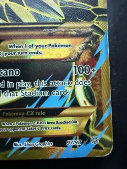 Pokemon Primal Groudon EX Full Art 97/98 XY - Ancient Origins Holo (MP) - Image 5