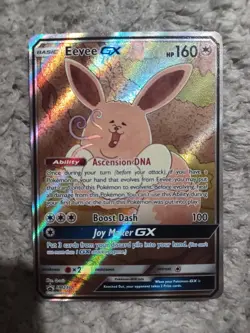 Pokemon TCG Eevee GX SM233 Full Art Black Star Promo Sun & Moon - Image 1