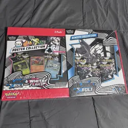 Pokemon TCG Black & White Bolt Flare Binder & Poster Collection 2-Pack - Image 1