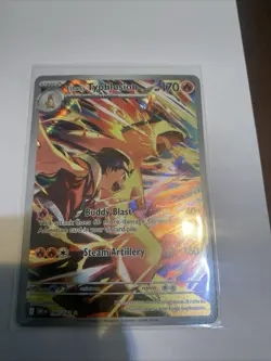 Pokemon TCG Ethans Typhlosion Full Art IR Destined Rivals 190/182 NM Pack Fresh - Image 1