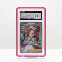Pokemon Pokemon Center Lady Holo #185/185 Vivid Voltage 2020 - CGC 10 Gem Mint - Image 1