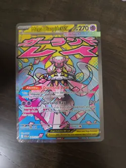 Pokemon TCG Mega Diancie EX 267/217 Ascended Heroes Mega Attack Rare - Image 1