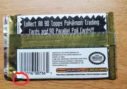 Pokemon Topps TV Animation Edition: Series 1 (1 Sealed Pack) Green Small Tears - Image 4