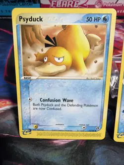Pokemon TCG EX Sandstorm Psyduck 73/100 Golduck 17/100 E Reader Set - Image 2