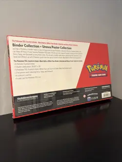 Pokemon Black Bolt Binder + White Flare Black Bolt Poster Collection Sealed - Image 2