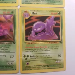Pokemon Tcg Wotc Grimer And Muk Cards Team Rocket Fossil - Image 5