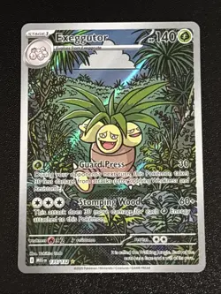 Pokemon TCG Mega Evolution Exeggutor Illustration Rare 135/132 NM - Image 1