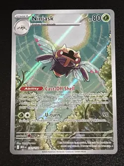 Pokemon TCG Mega Evolution Ninjask Illustration Rare 137/132 - Image 1